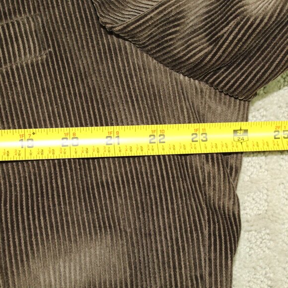 VTG HUNT VALLEY Gentlemens Clothing Sz 48R Brown Corduroy 2 Button Blazer Jacket - Picture 6 of 6